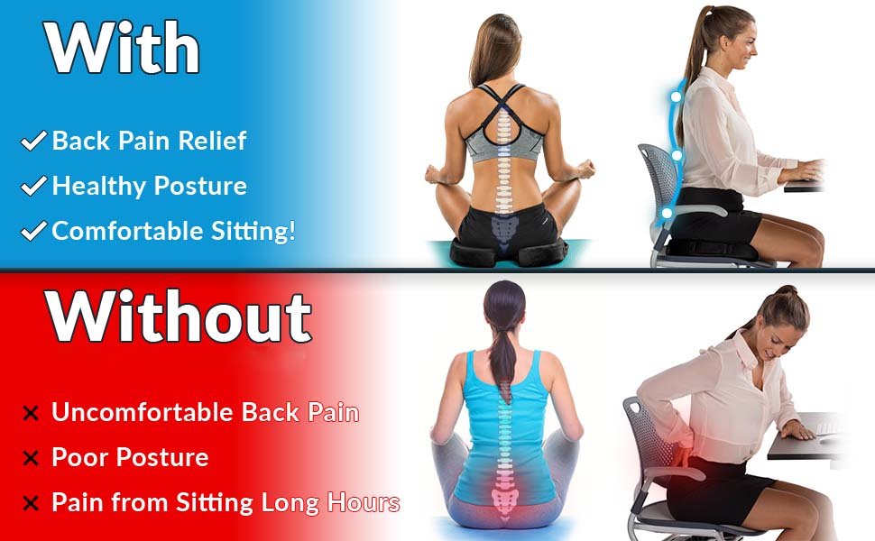 All-in-One Luxe Comfort Cushion for Car & Chair Seating