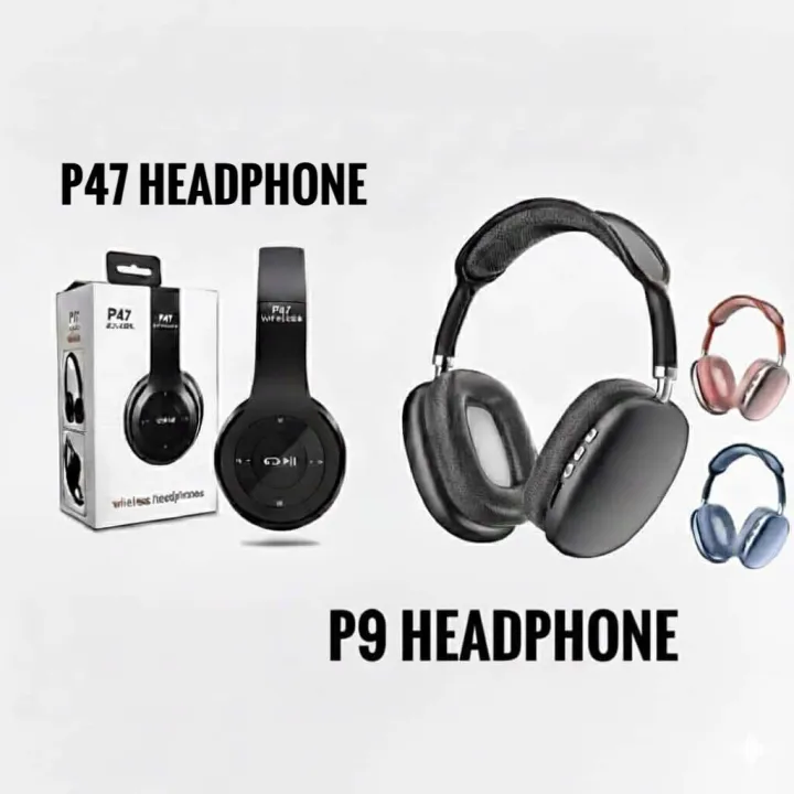 Wireless Headphones, P47 Bluetooth Foldable