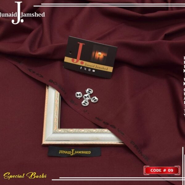 Maroon Boski Plain Suit for Men with 8 Buttons