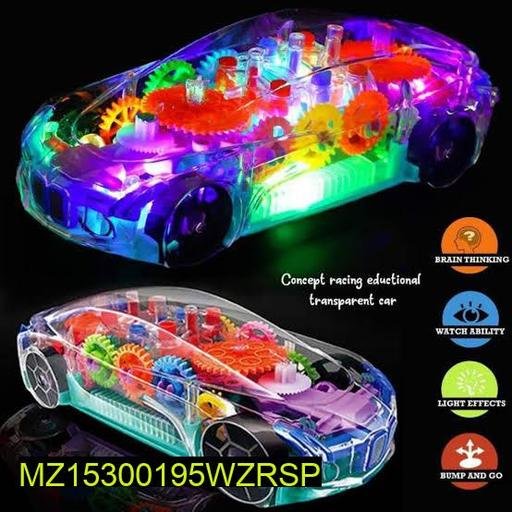 Transparent Car with Flash Light for Kids in Pakistan