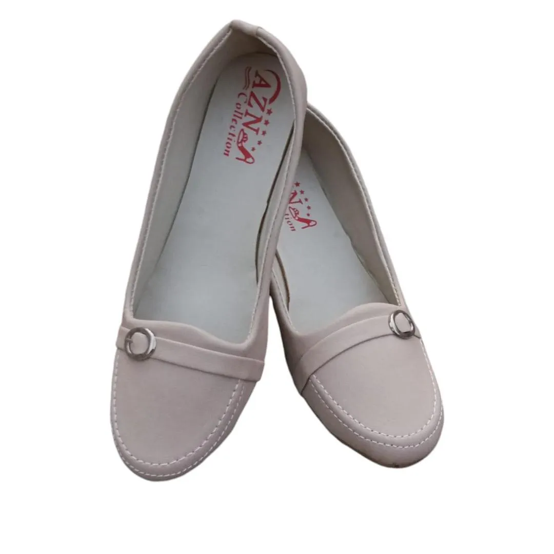 317-141-673342-product-3 Off-White Rhinestone Slip-On Pumps for Women - Image 1