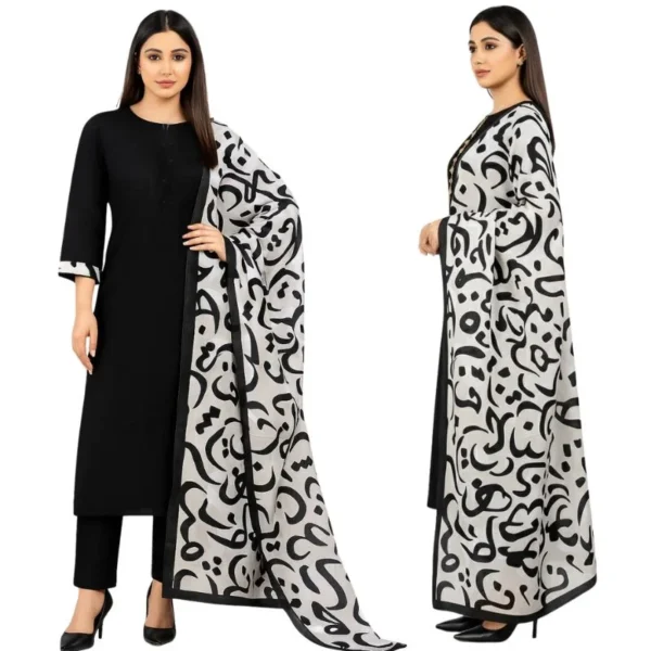 Katan Silk 3-Piece Suit for Women