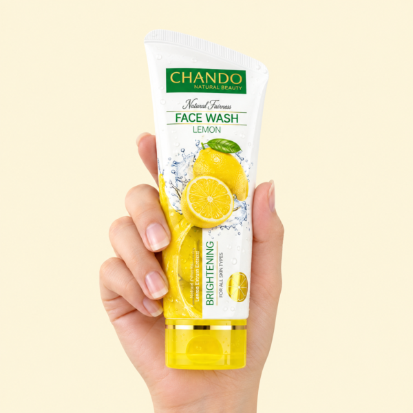 Chando Naturals Lemon Oil Control Face Wash 100ml | Gentle Cleanser for Oily and Combination Skin