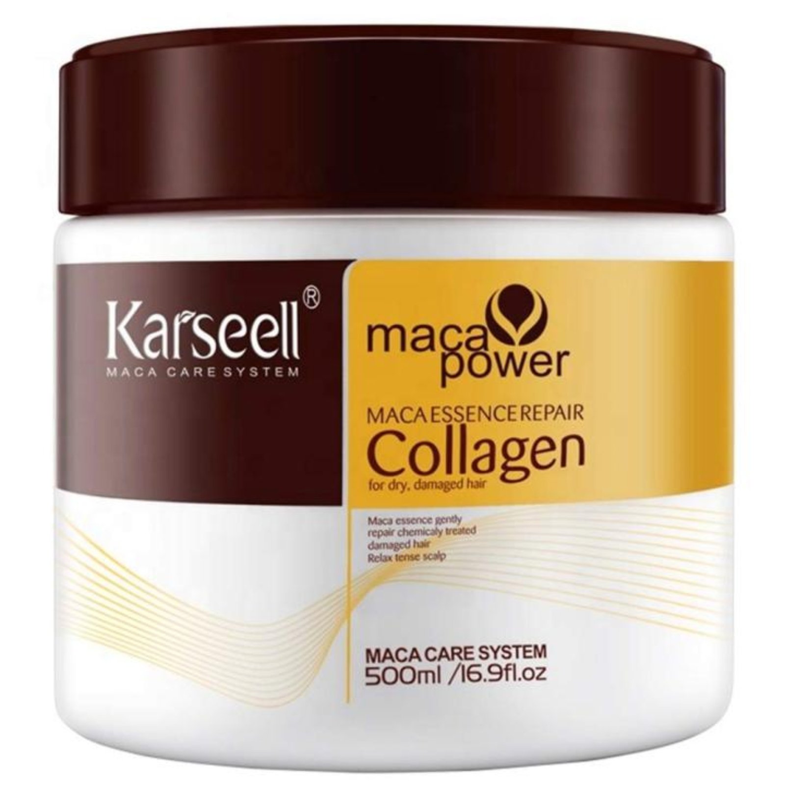 1_1758023675.jpg Karseell Collagen Deep Repair Hair Mask 500ml | Argan Oil & Collagen for Smooth, Shiny Hair - Image 1