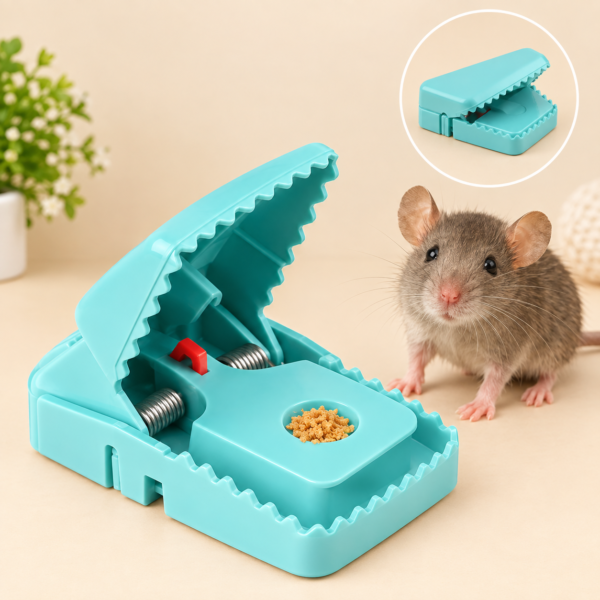 Heavy Duty Plastic Mouse Trap | Reusable Mouse Catcher | Best Quality Rodent Trap