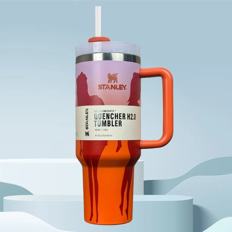 5_1759304883.webp Orange Barbie Stanlay Tumbler | H2.0 Tumbler 1.18L Limited Edition Double Wall Vacuum Insulated - Image 1