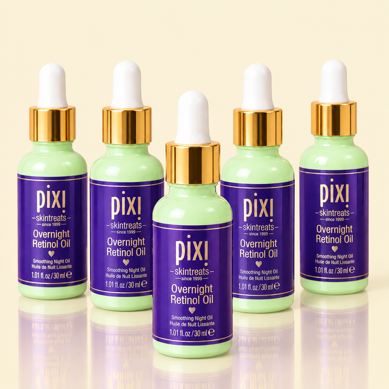 6c178c55-3982-49f8-89cc-c7bd6c91e9bf Pixi Overnight Retinol Oil 30ml Youth-Preserving Night Treatment with Peptides and Ceramides - Image 1