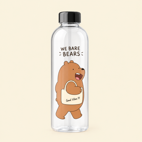 We Bare Bears Frosted Water Bottle