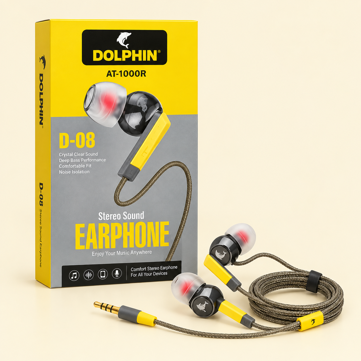 ChatGPT Image Sep 11, 2026, 05_00_46 PM Dolphin D-08 Handsfree | Stereo Sound Earphones | Noise-Cancellation with Mic & Inline Controls - Image 1