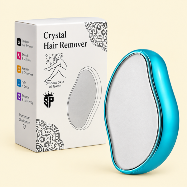 Portable Magic Hair Remover for Arms, Legs & Back | Crystal Hair Eraser for Painless Hair Removal