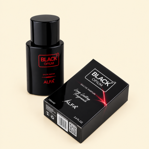 Black Car Unisex Perfume 100ml bottle with fresh and woody fragrance for men and women
