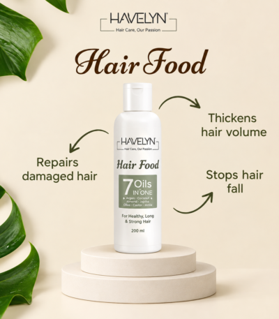 Havelyn Hair Food Oil 200ml with 7 oils and 30 plus herbal extracts