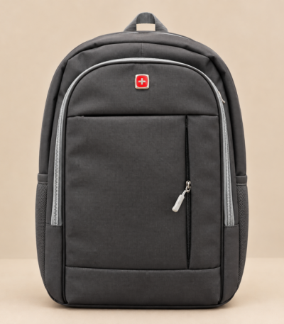 Gray Dell Laptop Backpack with lightweight, durable, and water-resistant design for work, school, commuting, and trave