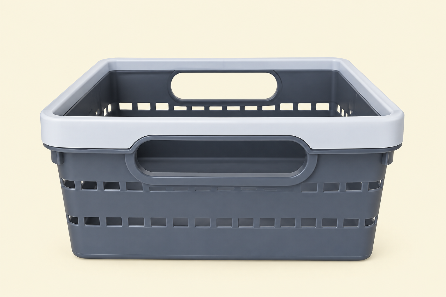 ChatGPT Image Sep 13, 2026, 07_20_34 PM Multi-Purpose Woven Plastic Storage Basket with Handles Organizer Bin for Office, Pantry, and Home - Image 1