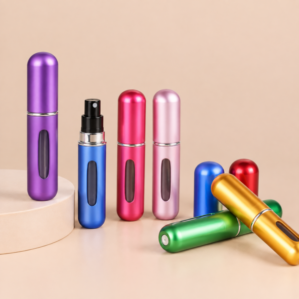 Portable Refillable Mini Perfume Atomizer | Travel-Size Spray Bottle | 5ml | Random Colors