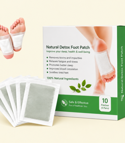 Kinoki detox foot pads with adhesive cleansing foot patches