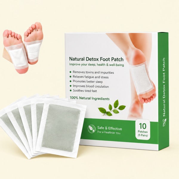 Kinoki detox foot pads with adhesive cleansing foot patches