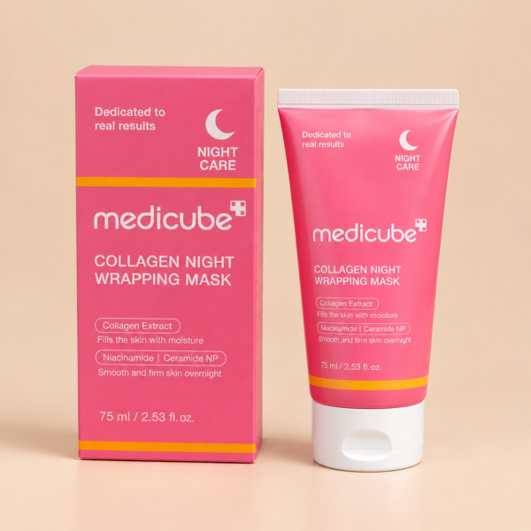 Medicube Collagen Night Wrapping Mask |  Overnight Elasticity & Hydration Peel-Off Mask