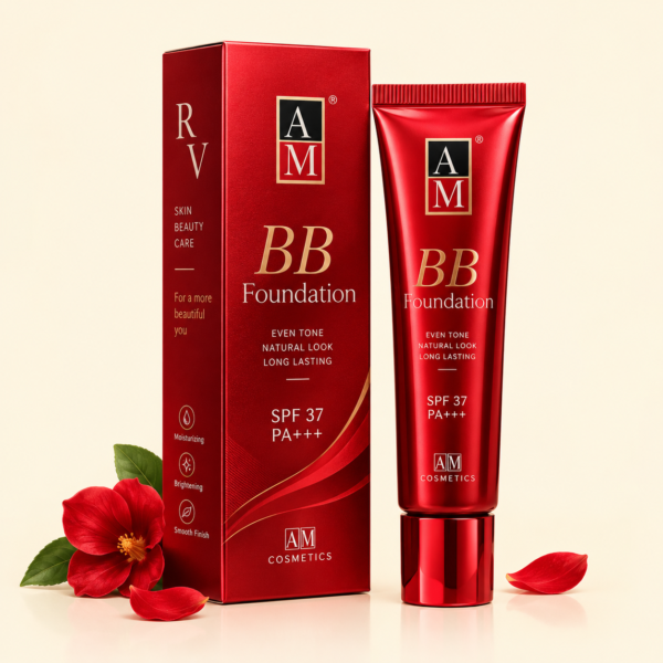 BB Waterproof Liquid Foundation | Full Coverage, Matte Finish, Long-Lasting, Oil-Control | 30g
