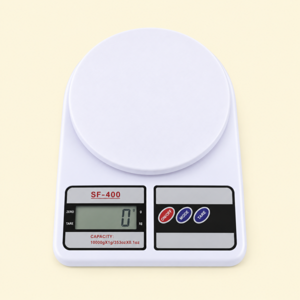 10kg Digital Kitchen Scale with LCD Display & Tare Function