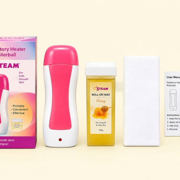 3-in-1 Wax Heater Machine for Hair Removal | Cartridge Wax Warmer + Wax Cartridge + Wax Strips