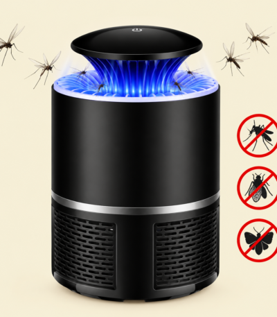 USB UV LED mosquito trap lamp with suction fan for chemical-free insect control