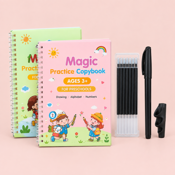 Magic Coloring Book with Water Pen | Reusable & Mess-Free Fun for Kids | Dinosaur & Cartoon Designs