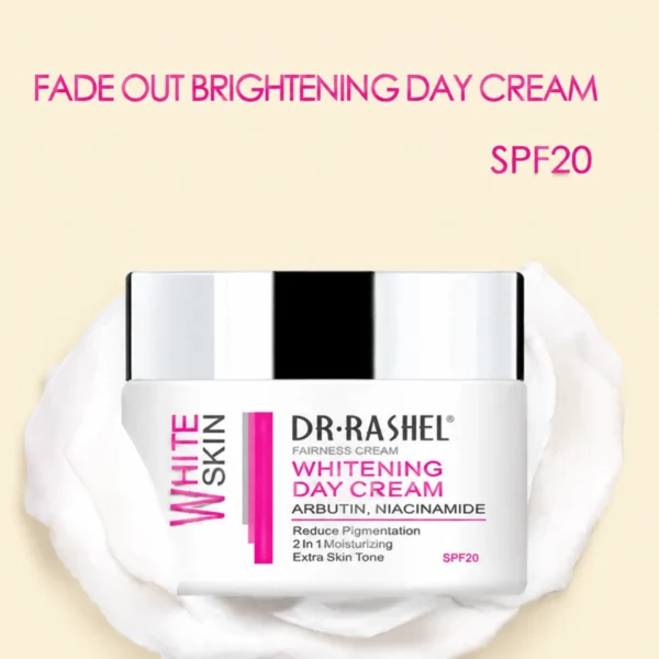 Dr. Rashel Fairness Whitening DAY Cream | Brightening & Hydrating Formula with Arbutin & Niacinamide (50g) | Imported