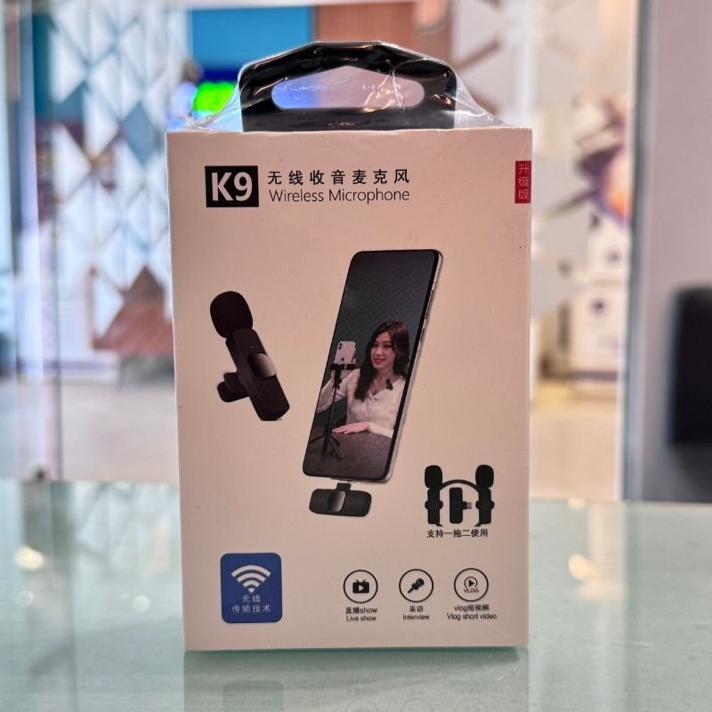 M2_1740127834.jpg K9 Dual Wireless Lavalier Microphone | Plug & Play USB Type-C | Mic with Auto Sync & Noise Reduction - Image 1