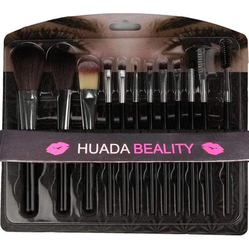 ProductImage-2025-11-21T124247.863_1763711522.webp Makeup Brush Set – 12-Piece Professional Makeup Tool Kit | Soft, High-Quality Synthetic Bristles | Huada | Fit Me | Pabibrow - Image 1