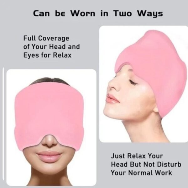 Headache Relief Gel Cap Hot Cold Therapy | Migraine, Tension & Puffy Eyes Relief