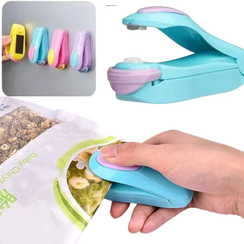 ProductImage7_1765287417.webp Portable Mini Heat Sealing Machine | Snack Bag Sealer | Handheld Resealer | Random Color - Image 1