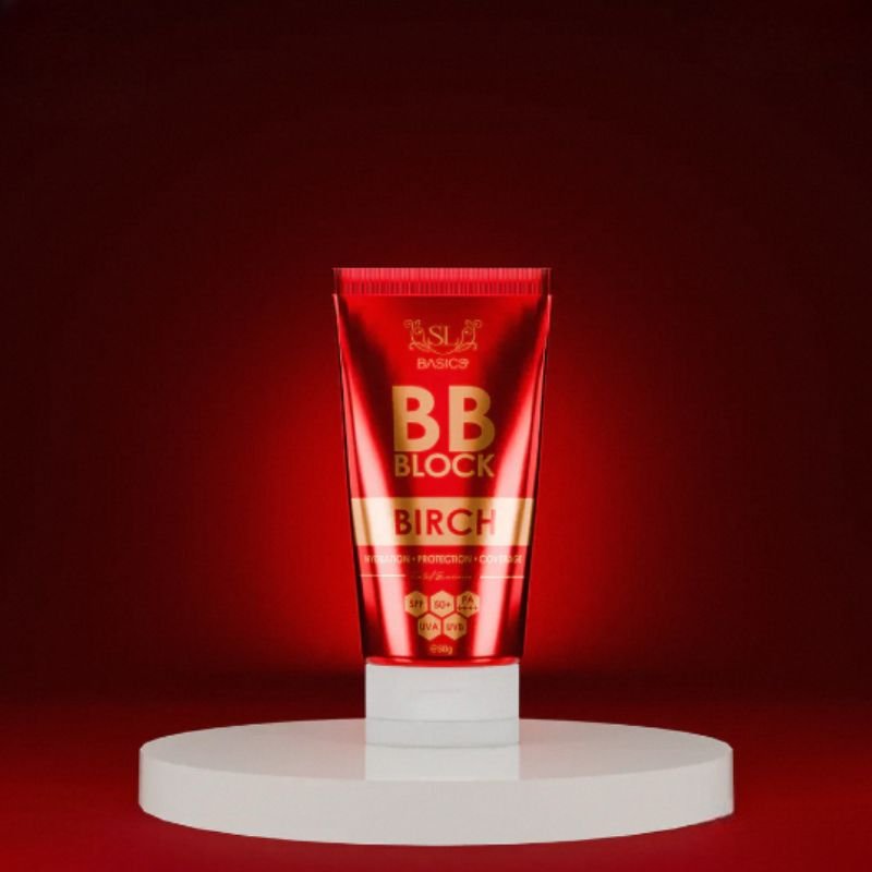 ProductSize4_1752747147.jpg SL Basics BB Block SPF 50g | Tinted Sunscreen with Vitamin E, Lotus & Niacinamide - Image 1
