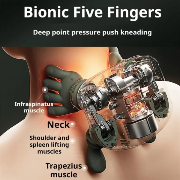 Neck & Shoulder Kneading Massager | Model BLD- 893 | Wireless Shiatsu Deep Kneading Massager with Heat | For Neck, Shoulders, Back & Body Relaxation