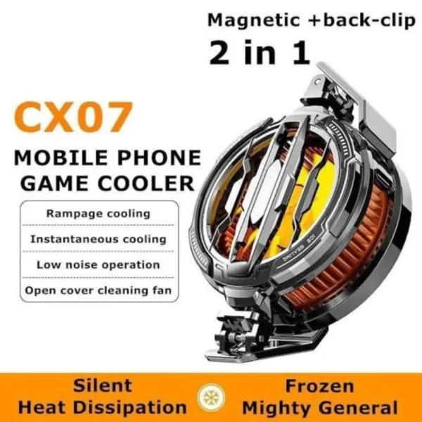 MEMO CX07  Mobile Cooling Fan 15W | Semiconductor Phone Cooler for Gaming | Magnetic Mobile Radiator for Android & iPhone