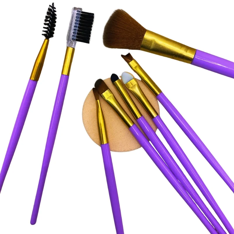 Untitleddesign70_1787125467.webp 9 PCS Makeup Brush Set | Professional Beauty Tools for Foundation, Blending, Contouring & Eyeshadow | Soft Synthetic Bristles | Pink - Image 1