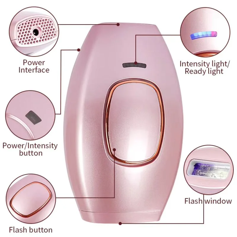 Untitleddesign76_1766747446.webp IPL Laser Hair Removal Device | Permanent Hair Reduction Epilator | Painless Body Hair Remover - Image 1