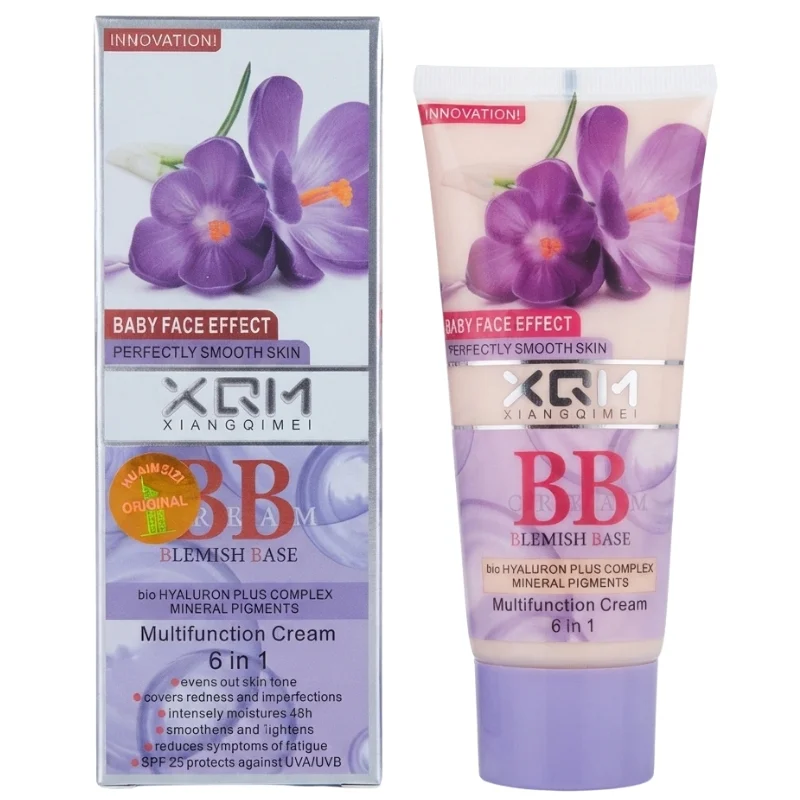 Untitleddesign881_1787134291.webp XQM BB Blemish Saffron Crocus Base Cream | 6-in-1 Multifunction BB Cream with Hyaluronic Acid & Mineral Pigments | SPF 15 | 65ml - Image 1