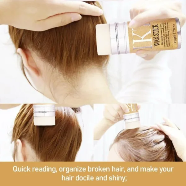 IKT Hair Wax Stick | Strong Hold Styling Gel Cream for Men Women & Kids | Frizz Control Edge & Fluffy Hair Setter