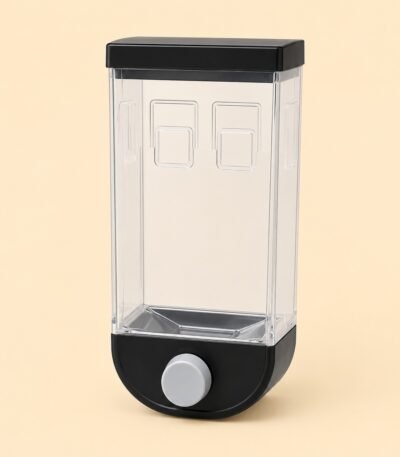 Wall Cereal Dispenser 1.5L Transparent Grain Storage Container