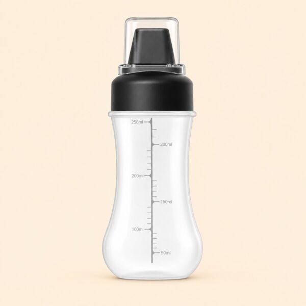 5 hole squeeze sauce bottle with lid and black cap for ketchup and hot sauce