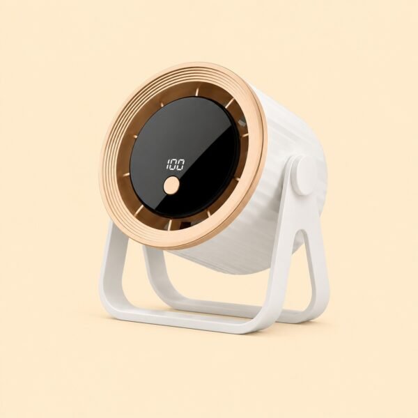 QL-02 desktop cooling fan with 360 degree adjustable airflow in random color
