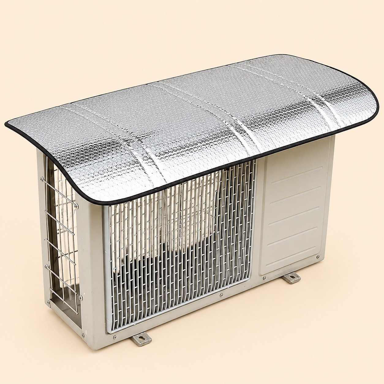 WhatsApp Image 2026-08-19 at 5.11.43 PM (3) Luxury outdoor AC unit shade cover protecting a condenser from sunlight and weather