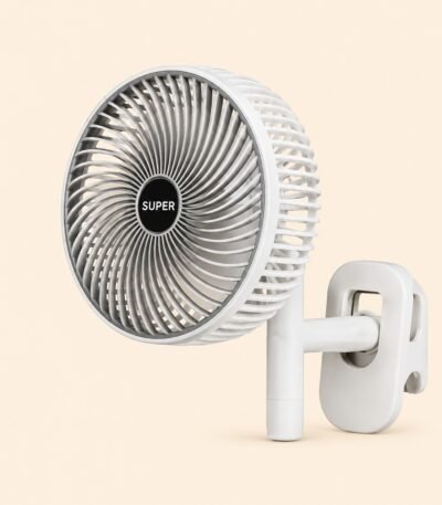 FT-905 rechargeable desk fan with LED display