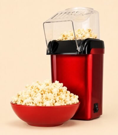 1200W oil-free mini hot air popcorn maker for home and kids