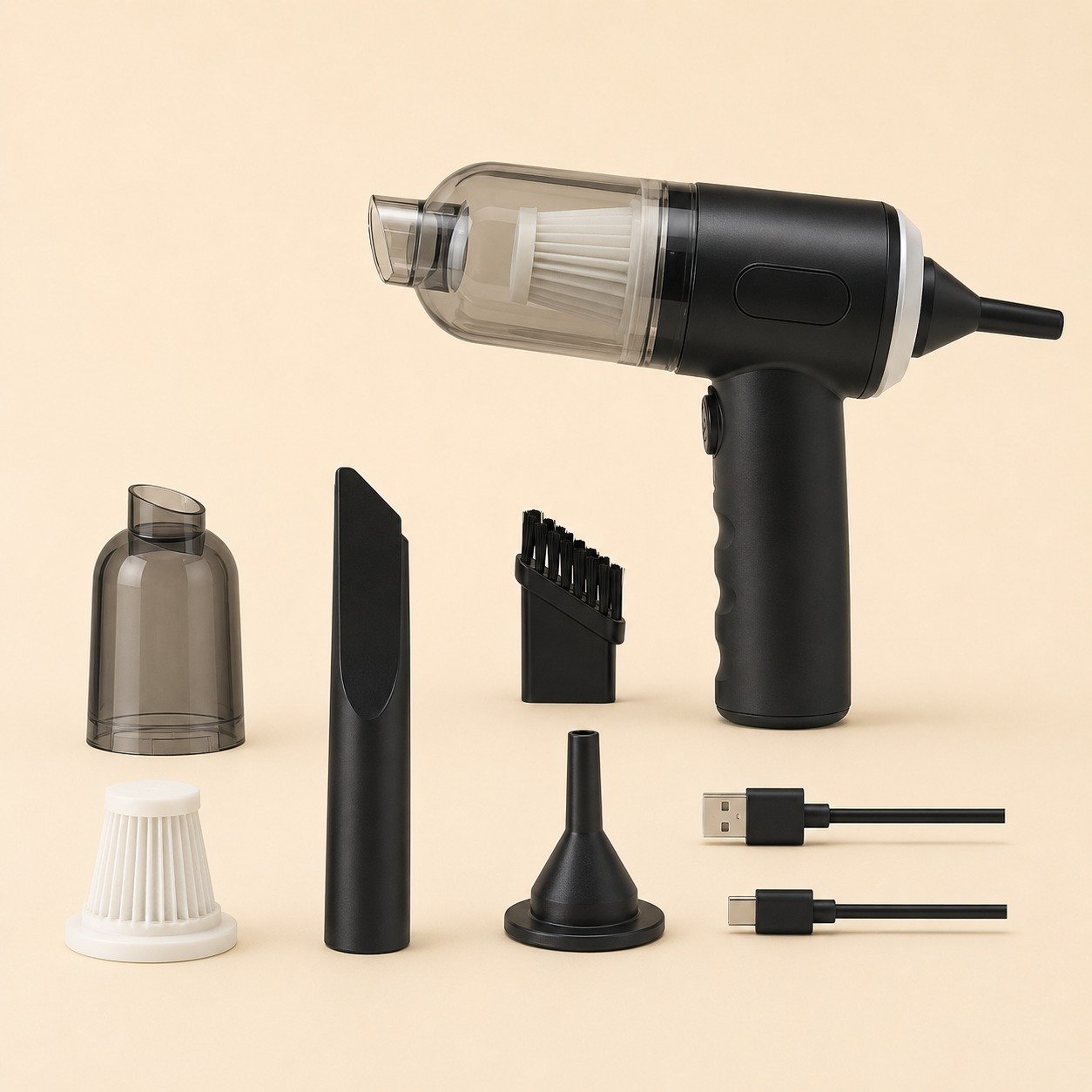 WhatsApp Image 2026-09-04 at 9.46.28 PM 3-in-1 Portable Vacuum Cleaner, Duster & Air Blower | Wireless Handheld Cleaning for Car & Home - Image 1