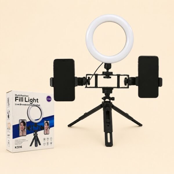 6-Inch Multi-Position Fill Light with Tripod Stand
