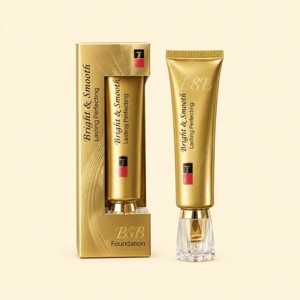 BB Makeup Foundation Bright & Smooth BB Cream 35ml Waterproof Long-Lasting Natural Coverage for Flawless Skin