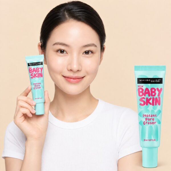 Maybelline Baby Skin Instant Pore Eraser Primer | Matte & Poreless Makeup Primer | Lightweight Pore-Blurring Formula | 22 ml