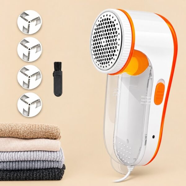 Nova Electric Lint Remover NLR-208 | High Quality Fabric Shaver for Wool & Clothes | Rotary Sharp Blades
